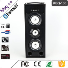 BBQ KBQ-166 25W batterie 3000mAh antenne FM radio professionnel scène haut-parleur